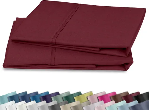 Vista 23 de Fundas de almohada de algodón de 400 hilos 01-Blanco
