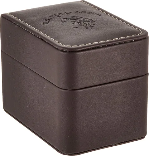 Vista 5 de U.S. Polo Assn. Reloj analógico de cuarzo marrón USC50479 para hombre, Marrón, Classic