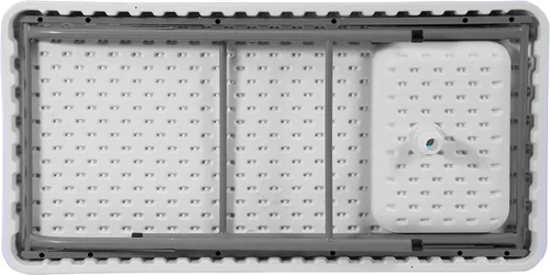 Vista 7 de Flash Furniture Wesley Mesa portátil de limpieza de peces de 4 pies con fregadero, mesa plegable portátil para acampar al aire libre con grifo