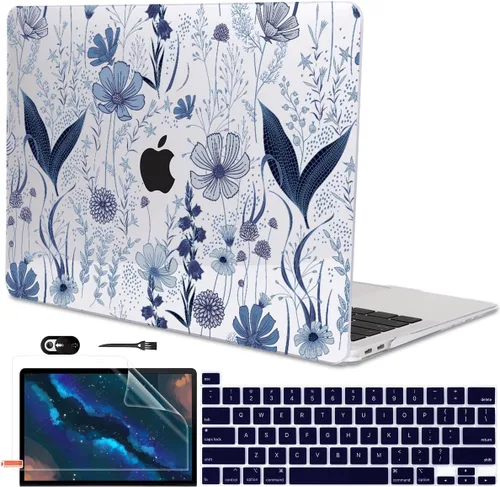 Vista 20 de Funda compatible con MacBook Pro de 13 pulgadas 2022 2021-2020 versión A2338 M2/M1 A2251 A2289 A2159 A1989 A1706 Touch ID, carcasa rígida