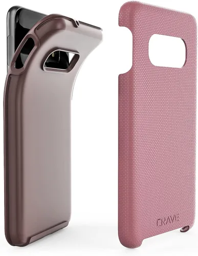 Vista 3 de Crave Dual Guard para Samsung Galaxy S10e Funda, Funda de Doble Capa con Protección a Prueba de Golpes para Samsung Galaxy S10e - Berry