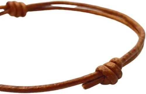 Vista 18 de Pulsera de cuero genuino para hombre de 0.059 in – Brazalete ajustable hecho a mano, pulsera de cuero minimalista para hombre, accesorios simples