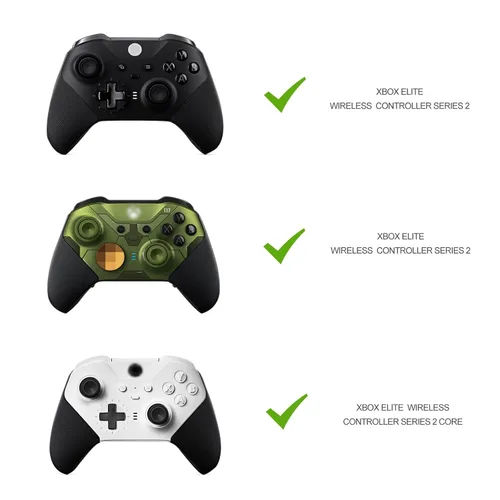 Vista 2 de Metal Replacement Thumbsticks for Xbox Elite Controller Series 2 Core,Component Pack Includes 4 Swap Magnetic Joysticks,4 Paddles,1 Standard D-Pads