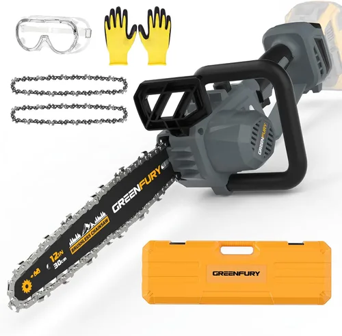 Vista 8 de Sierra de poste inalámbrica 2 en 1 y motosierra para batería Dewalt 20V MAX