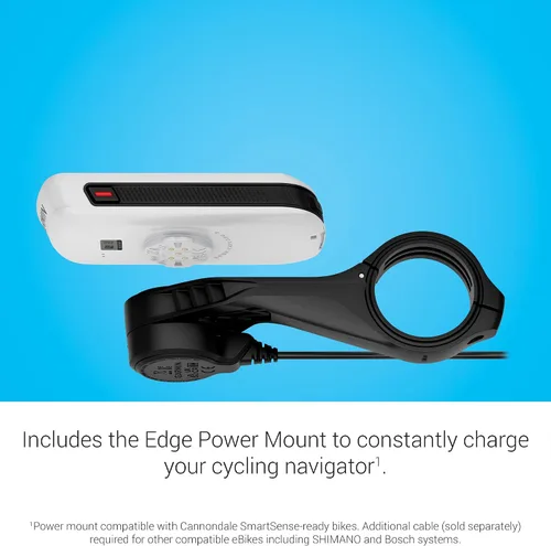 Vista 4 de Garmin Edge® Explore 2 Power, navegador GPS para ciclismo fácil de usar, compatibilidad con eBike, mapas y navegación, con características