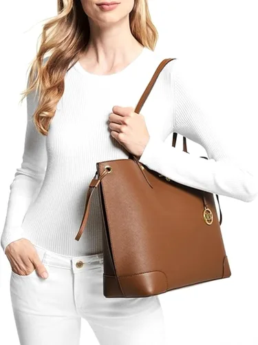 Vista 3 de MICHAEL MICHAEL KORS - Bolso grande de cuero Saffiano para mujer, Equipaje