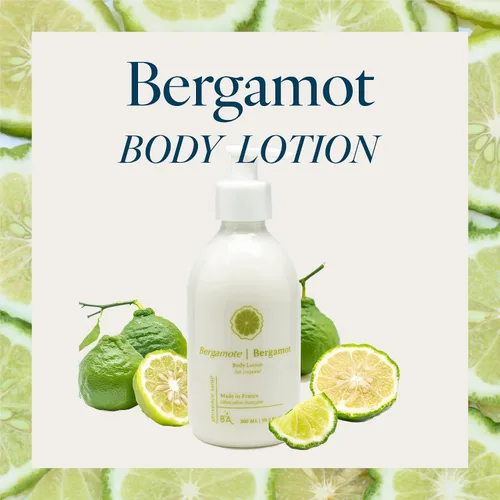 Vista 2 de Provence Sante Loción corporal - Hidratante ultra hidratante - Crema antienvejecimiento para piel seca - Aroma nutritivo de bergamota - Hecho