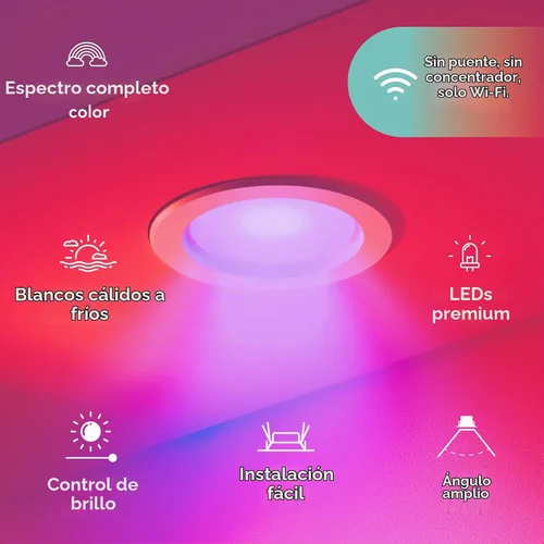 Vista 3 de LIFX SuperColor - Foco inteligente de 5 a 6 pulgadas, 800 lúmenes, CRI 90