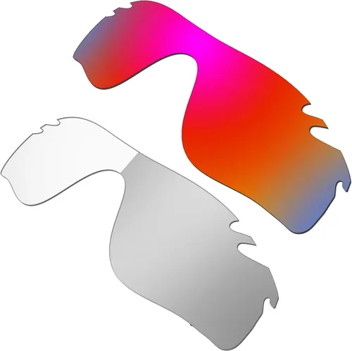 Vista 18 de Lentes de repuesto para gafas de sol Oakley Radarlock Path ventiladas, 2 pares polarizados Negro/Verde