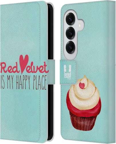 Vista 355 de Head Case Designs Assortment Cupcakes Happiness Leather Wallet Case Compatible with Samsung Galaxy A07 4G Surtido