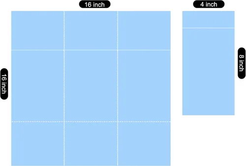 Vista 2 de Servilletas desechables de color azul menta, paquete de 50 servilletas de papel de tacto de lino con bolsillo integrado para cubiertos, tela