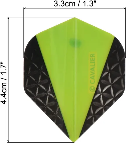 Vista 2 de PATIKIL Dart Flights - Accesorios de dardos estándar PET piezas de repuesto para punta suave y de acero