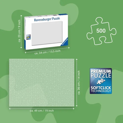 Vista 4 de Ravensburger Tropical Waters - Rompecabezas de 500 piezas únicas, corte de precisión, imágenes vibrantes y sin deslumbramiento, ideal
