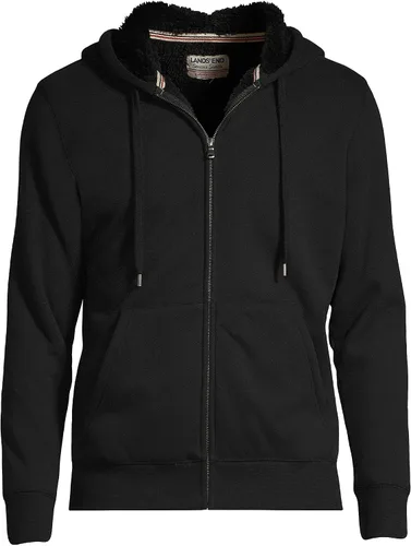 Vista 9 de Lands' End Sudadera con capucha de forro polar Sherpa con cremallera completa para hombre