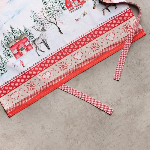 Vista 877 de Maison d' Hermine Delantales para mujer con bolsillo, 100% algodón (27.50 x 31.50 pulgadas)