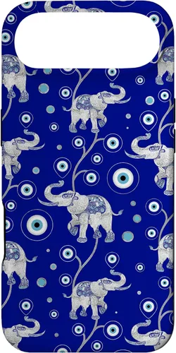 Vista 27 de Funda con dije de elefante de mala suerte para iPhone 17