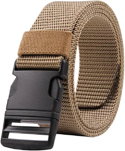 Vista 19 de AIBEARTY Cinturón de lona con hebilla ajustable, cintura larga para mujeres, hombres, adolescentes