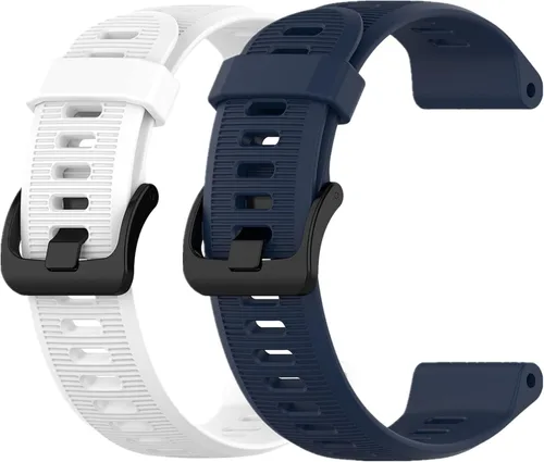 Vista 6 de Muovrto Correa de repuesto para Garmin Forerunner 945/935, correa de silicona para reloj Garmin Fenix 5/Approach S60/Fenix 6