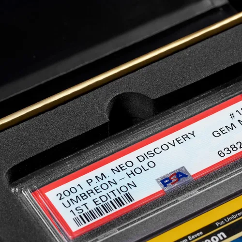 Vista 5 de Estuche de regalo con tapa magnética para PSA/CGC Soporte para caja de envío de losa de almacenamiento de tarjetas graduadas
