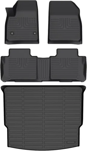 Vista 79 de Alfombrillas para Jeep Compass 2007-2016/2007-2016 Jeep Patriot/Dodge Caliber 2007-2012 para todo tipo de clima con forro de carga para automóvil