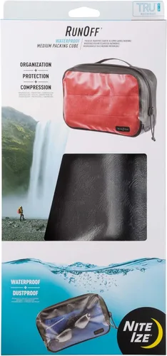 Vista 10 de Nite Ize Runoff Cubo de embalaje pequeño impermeable, bolsa de viaje impermeable IP67, bolsa seca con compresión, carbón