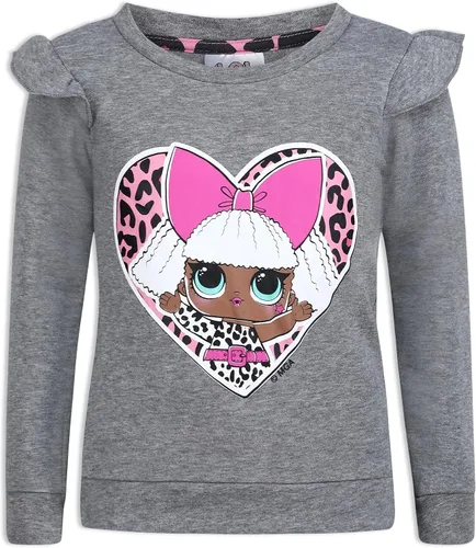 Vista 5 de L.O.L. Surprise! Muñecas 2 piezas sudadera y leggings conjunto para niñas - grisrosa