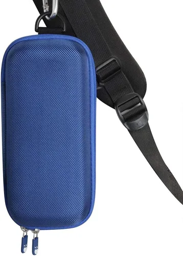 Vista 5 de Hermitshell Funda de viaje rígida de EVA compatible con altavoz Bluetooth portátil a prueba de salpicaduras JBL Flip 3 / Flip 4 (azul)