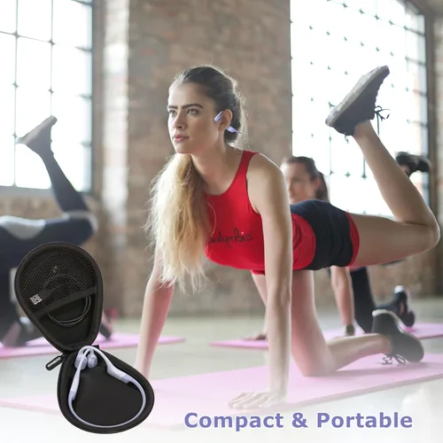 Vista 5 de Ginsco Estuche Universal de Conducción Ósea Compatible con Auriculares Deportivos de Oreja Abierta SHOKZ New OpenRun Pro 2/Pro 2