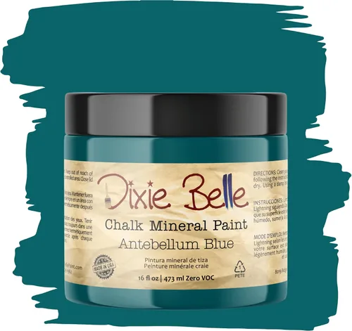 Vista 36 de Pintura para muebles con acabado de tiza Dixie Belle Paint Company - Amatista (4oz) - Pintura mineral de tiza chic púrpura profundo mate