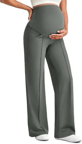 Vista 13 de G4Free EverGoing - Pantalones de maternidad para embarazadas, sobre el Negro