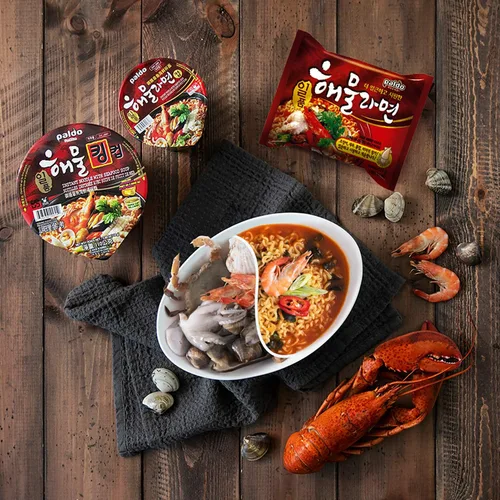 Vista 5 de paldo King Copa sopa de fideos marisco 3,88 oz