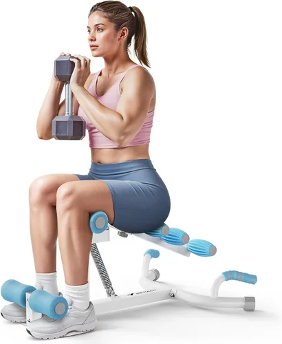 Vista 10 de MERACH Deep Squat Machine for Women, Adjustable Glutes Trainer Machine, Core & Leg Exercise, Push Up Board Workout Equipment at Home Gym