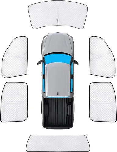 Vista 47 de KMF 6 piezas de parasoles gruesos para Mazda 3 Hatchback (No Sedán) 2014-2018 Accesorios, parasoles completos para parabrisas y ventanas de coche