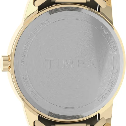 Vista 5 de Reloj pulsera de acero inoxidable de fácil lectura para hombre Timex