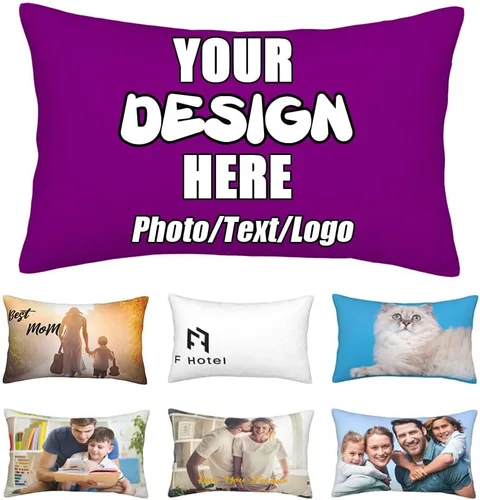 Vista 12 de Funda de almohada decorativa personalizada con foto de pareja, funda de cojín decorativo personalizada, fundas de almohada personalizadas