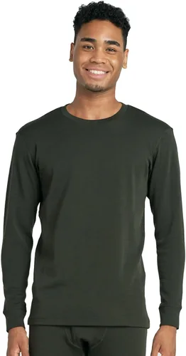 Vista 10 de LAPASA Mens 100% Merino Wool Base Layer Thermal Underwear Shirts Parte superior: Negro