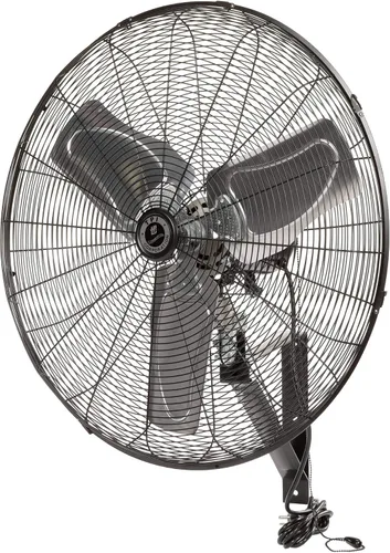 Vista 17 de TPI Corporation CACU30WO Ventilador oscilante de montaje en pedestal de alta velocidad de 30 pulgadas para garaje, comercial, industrial, motor de 3