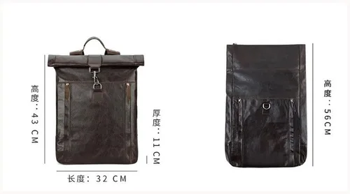 Vista 5 de FZZDP - Mochila para hombre, mochila de ocio al aire libre, mochila de moda para computadora