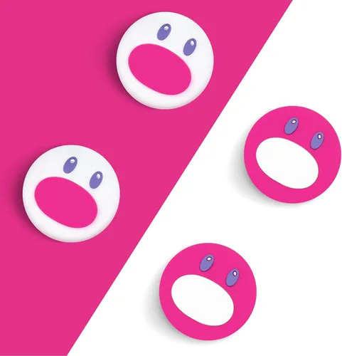 Vista 7 de FUNLAB - Tapas de palanca de mando para pulgar compatibles con Nintendo SwitchOLEDLite Pokemon Controller Accesorios, bonita funda de silicona