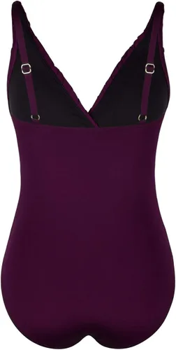Vista 5 de Hilor Trajes de baño de una pieza para mujer, traje de baño con control de abdomen