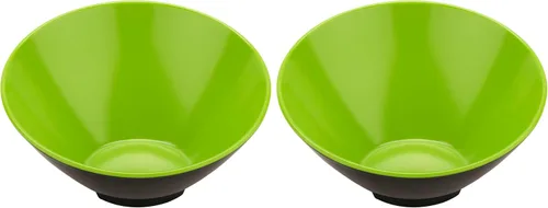 Vista 42 de G.E.T. B-792-W - Cuenco en ángulo para servir en cascada para ensaladas, arroz y postre, 24 onzas / 9.25 pulgadas, color blanco