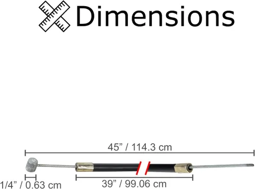 Vista 4 de AlveyTech - Cable de freno para scooter de 39