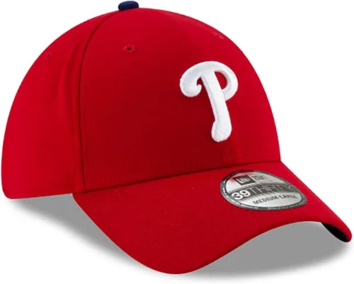Vista 3 de Gorra de ajuste elástico New Era MLB Game Team Classic 39THIRTY., Rojo, L/XL