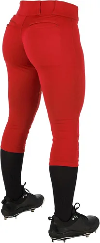 Vista 2 de Champro - Pantalones tradicionales Tournament de tiro bajo de softbol para niñas