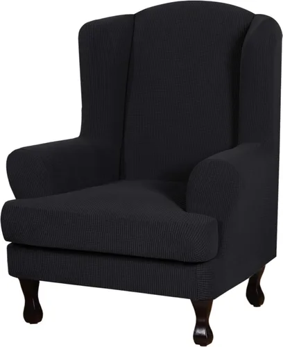 Vista 56 de H.VERSAILTEX - 2 fundas protectoras de licra suave Jacquard para respaldo de silla, lavable a máquina