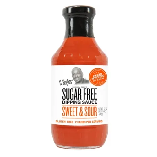 Vista 9 de G Hughes Salsa de chile dulce sin azúcar, 18 onzas (paquete de 4) Salsas de inmersión sin gluten, salsa picante sin azúcar, condimento de chile