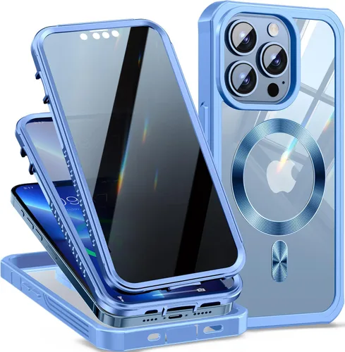 Vista 12 de [Bucle de CD + protector de pantalla de privacidad] Funda magnética para iPhone 7/8/SE 2020/SE3, [protección contra caídas de grado militar]