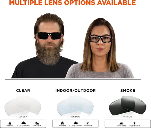 Vista 7 de Ergodyne Gafas de seguridad antivaho Skullerz ODIN
