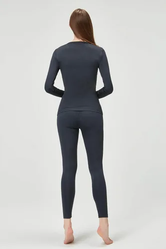 Vista 2 de DEVOPS Conjunto de ropa interior térmica para mujer