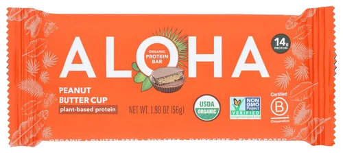 Vista 7 de Aloha Barras de proteína de menta y chocolate orgánico, 0.49 oz de proteína a base de plantas, certificado orgánico USDA, sin gluten y sin OMG, 1.98
